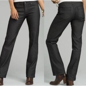 Prana Jada Boot Cut Jeans Charcoal Women's 6/28 Classic Organic Cotton Mid Rise